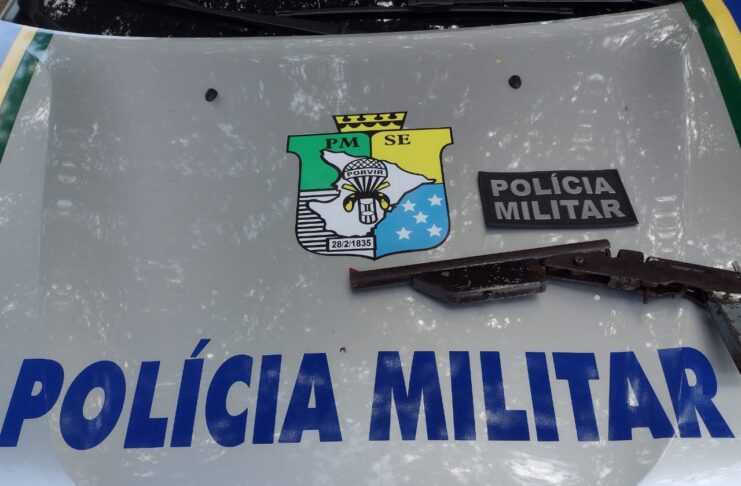 Armamento apreendido pela PM