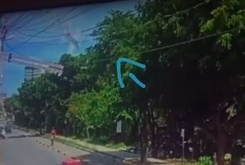 Imagens mostram momento da queda do avião em manguezal