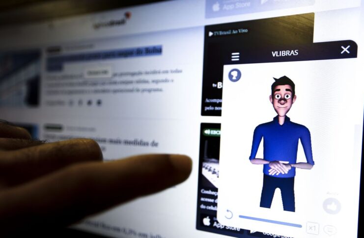 Acessibilidade no site da Agência Brasil