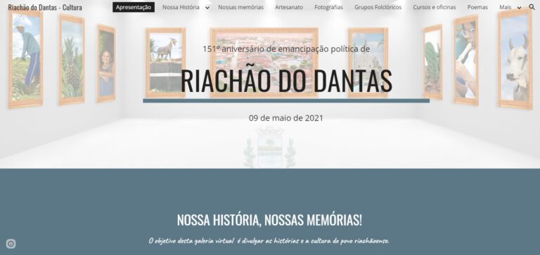 Riachão do Dantas lança galeria virtual para comemorar seus 151 anos