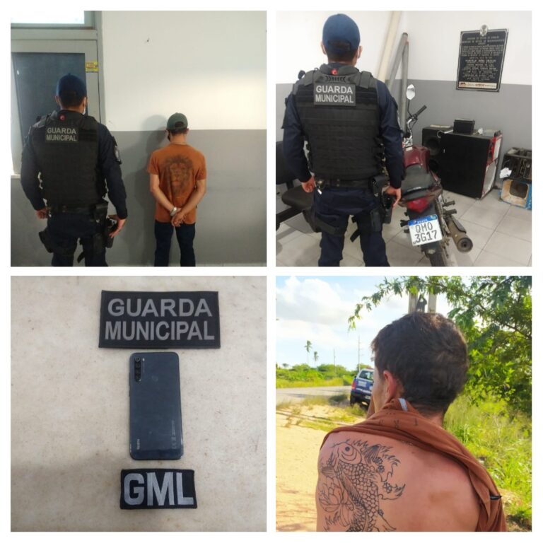 GM de Lagarto prende jovem com celular e moto roubados