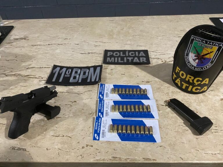 Tobias Barreto: Homem é preso portando arma de fogo ilegalmente