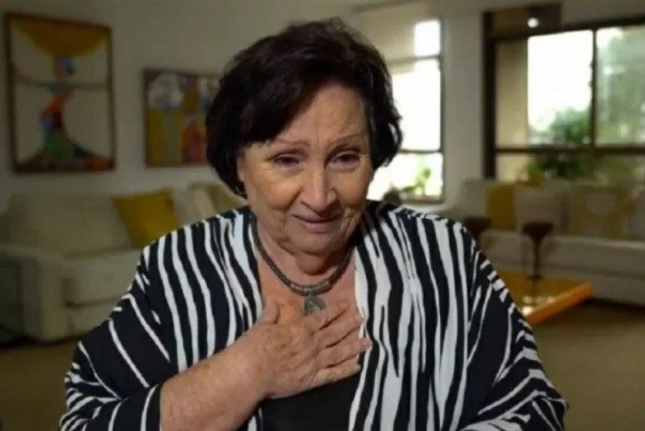 Dona Déa Lúcia, mãe de Paulo Gustavo, em entrevista ao 'Fantástico'