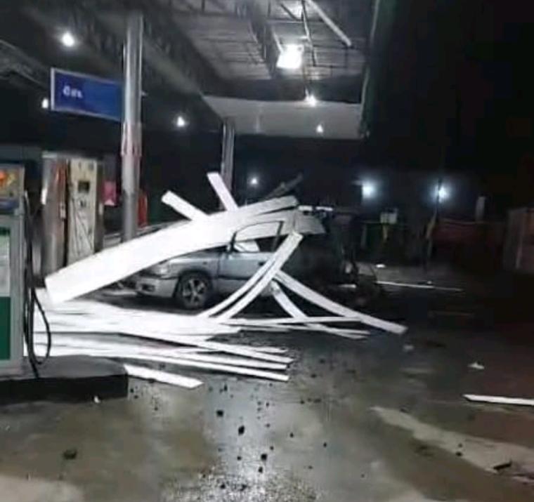Carro explode durante abastecimento com gás em Estância