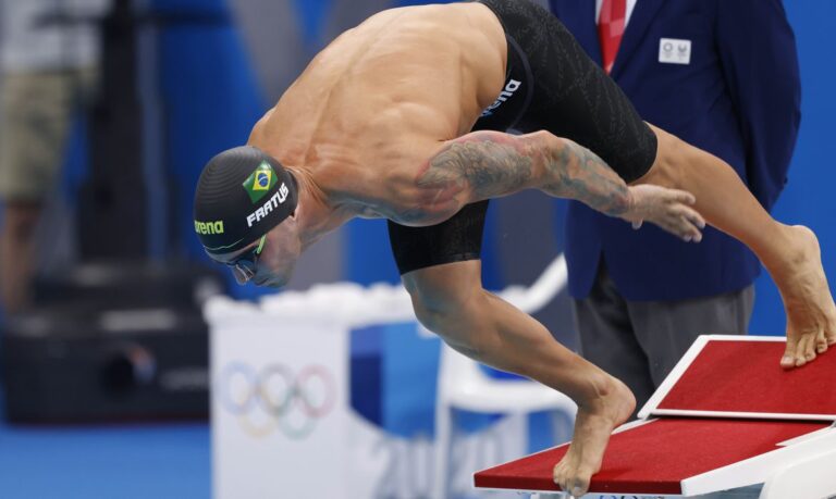 Olimpíada: Bruno Fratus alcança final dos 50 m livre da natação