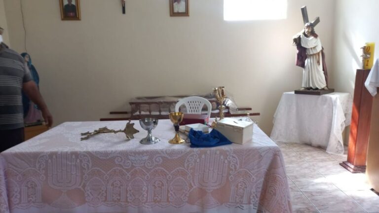 Igreja matriz de Malhador é arrombada e criminoso deixa recado escrito