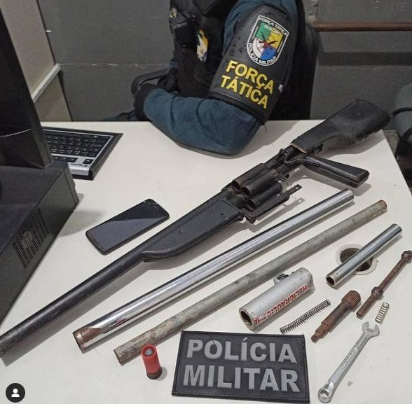 Polícia desativa fábrica de armas em Sergipe