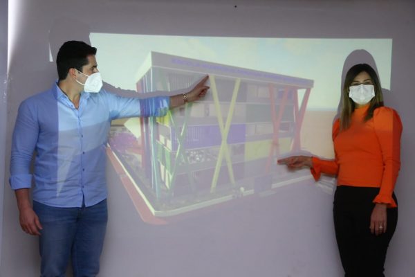 Prefeita Hilda Ribeiro apresenta o projeto da Escola Modelo de Lagarto