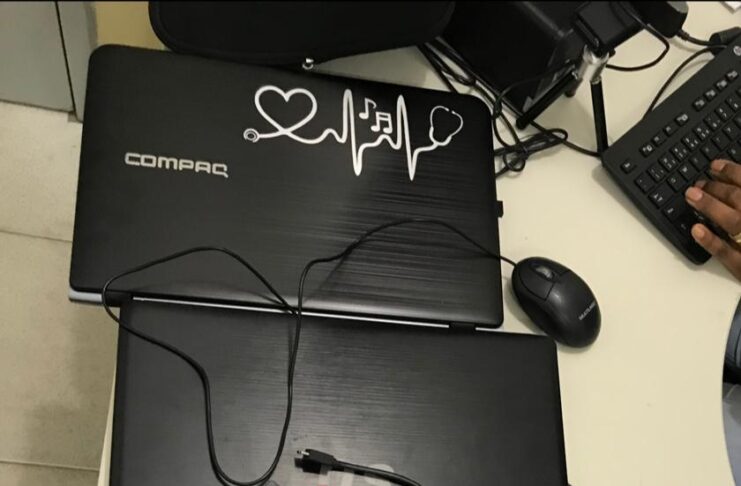 Material apreendido pela polícia