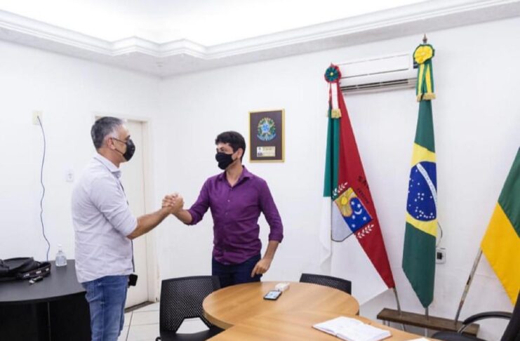 Fábio reafirmou sua parceria com a Prefeitura de Salgado