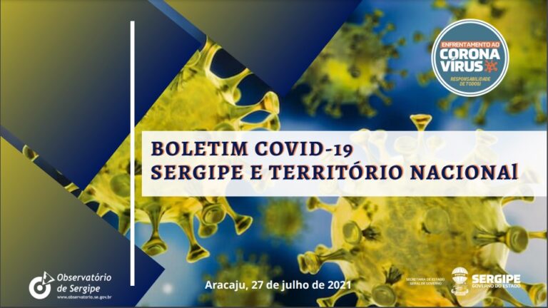 Sergipe registra 3ª menor proporção de óbitos por Covid-19 do Brasil