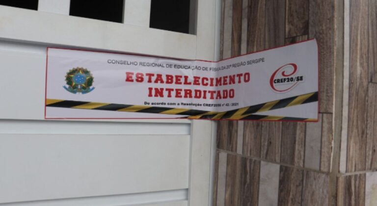 Fiscalização fecha 11 academias em oito cidades em Sergipe