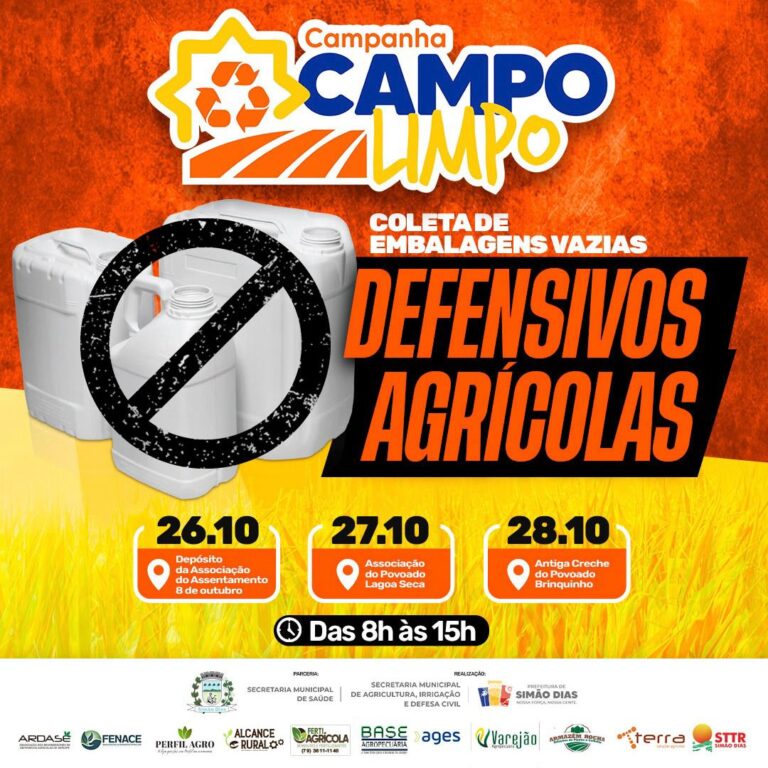Prefeitura de Simão Dias lança a Campanha Campo Limpo