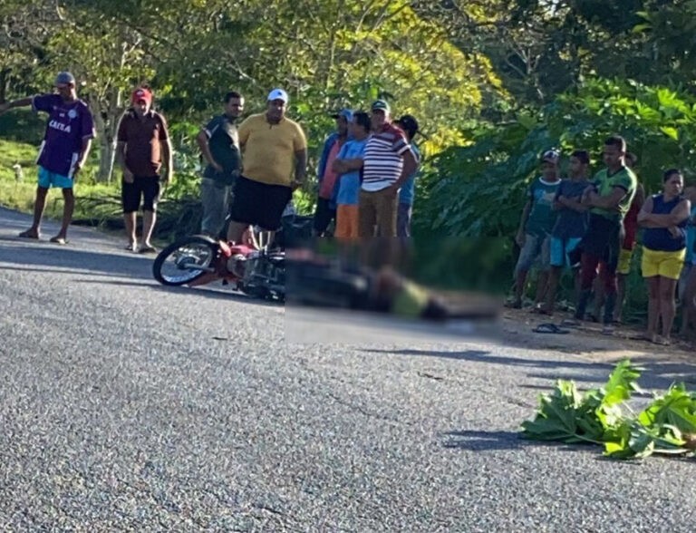 Motociclista morre em acidente na cidade de São Domingos