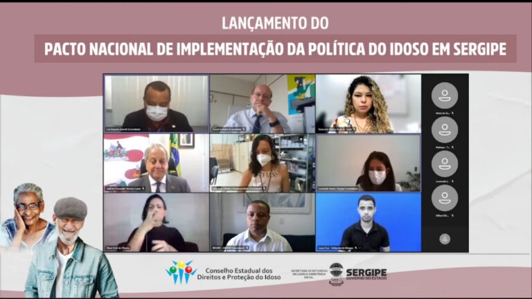 Sergipe adere ao Pacto Nacional de Implementação da Política do Idoso