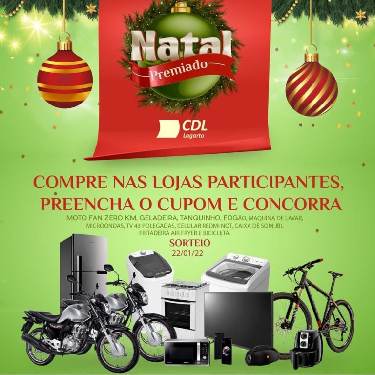 CDL de Lagarto lança a campanha do Natal Premiado 2021
