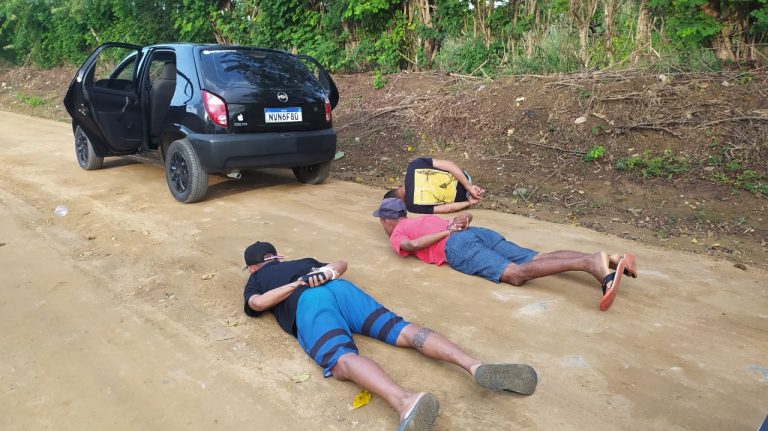 Trio é preso na região entre Boquim e Riachão do Dantas