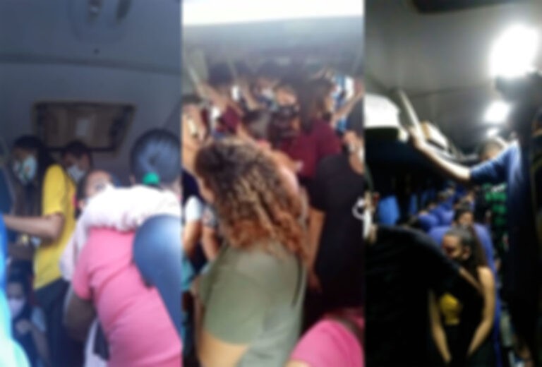 Populares denunciam superlotação nos ônibus da linha Lagarto/Salgado