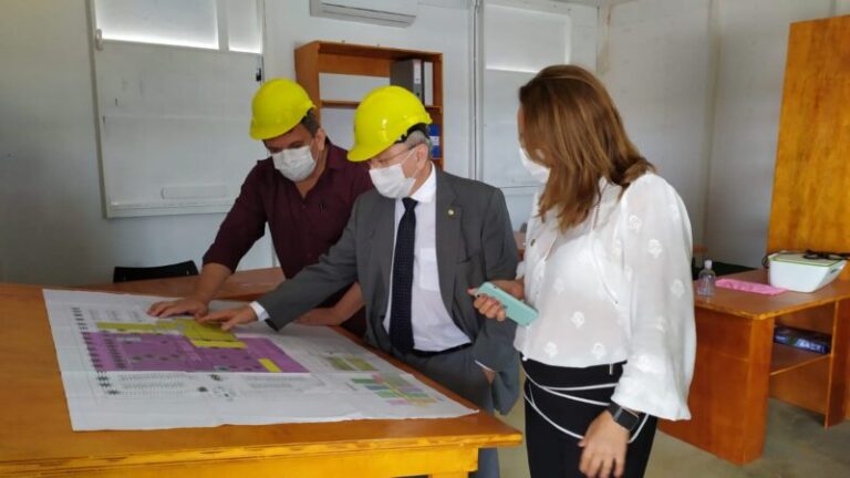 Presidente da Alese visita as obras do Hospital de Amor de Lagarto