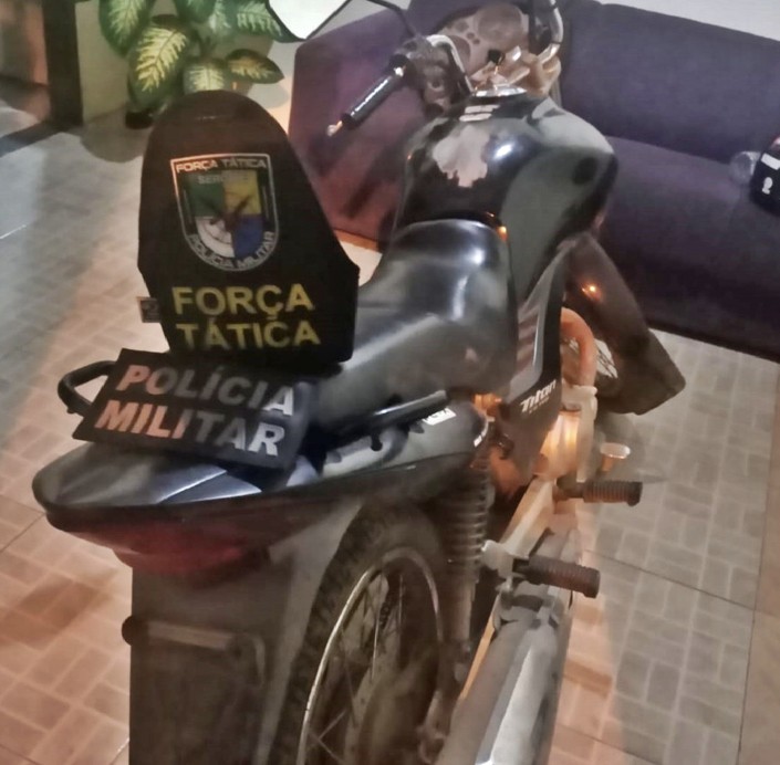 PM recupera moto furtada em Lagarto e apreende adolescente