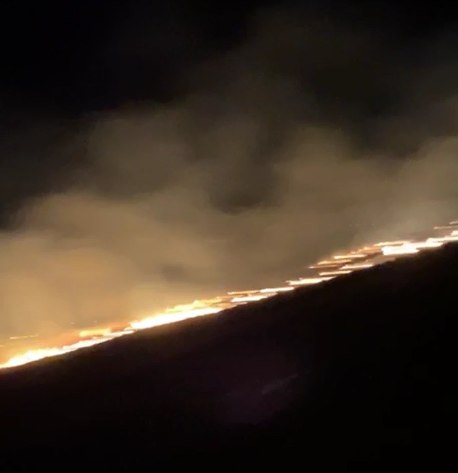 Incêndio é registrado próximo ao IFS de Tobias Barreto