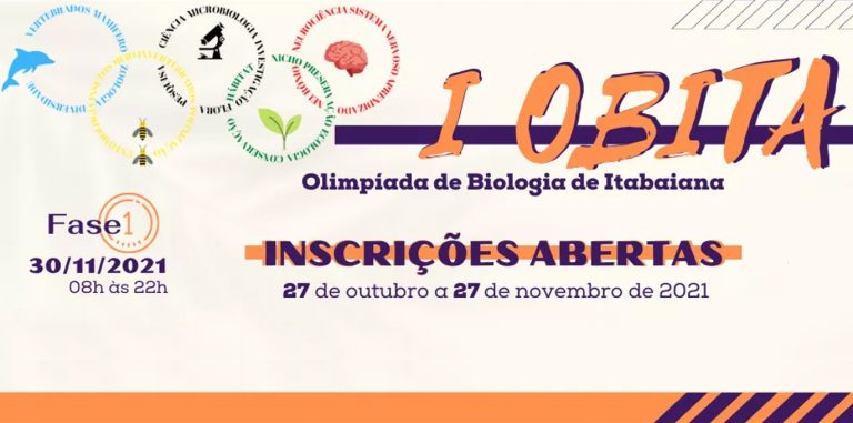 Estudantes de Ensino Médio de todo o estado podem se inscrever na I Olimpíada de Biologia de Itabaiana