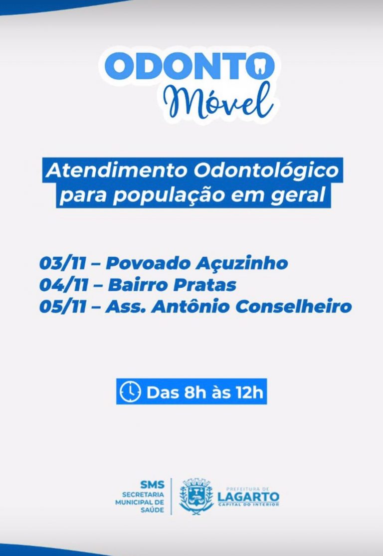 Prefeitura de Lagarto leva atendimento odontológico para população dos povoados nesta semana
