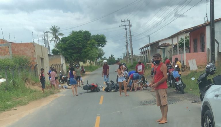 Homem é atropelado após colisão na nova entrada de Lagarto