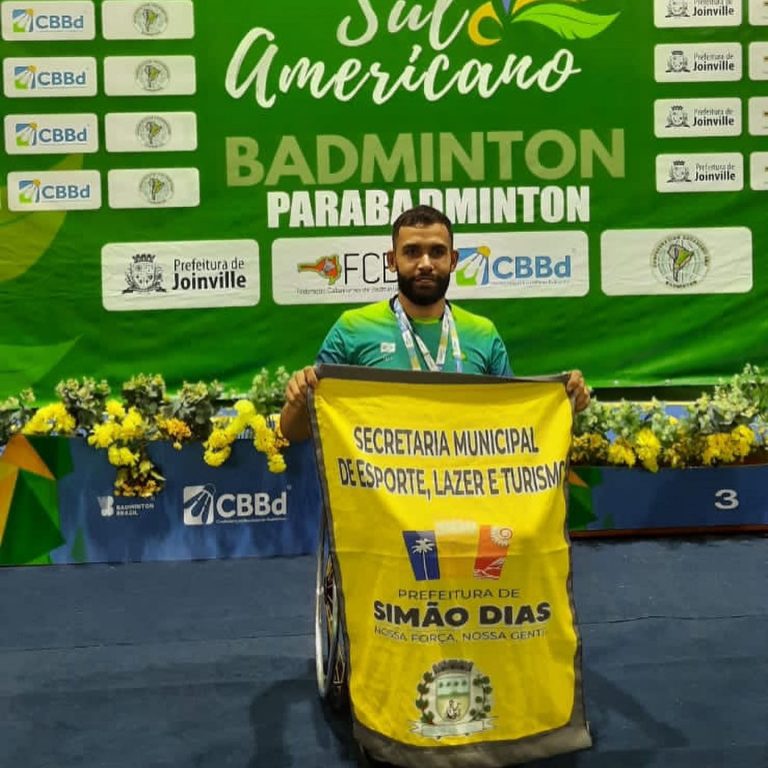 Com o apoio da prefeitura, paratleta simãodiense é destaque em SC