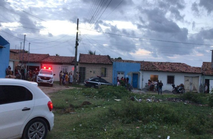 Local onde mãe e filha foram executadas em Nossa Senhora do Socorro — Foto: Anna Fontes/TV Sergipe