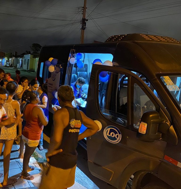 Prefeitura de Lagarto realizou durante o final de semana a vacinação da população através da unidade móvel