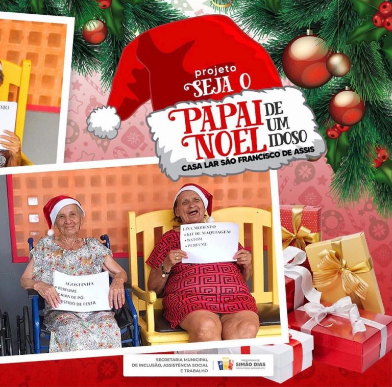 Simão Dias lança campanha Seja o Papai Noel de um Idoso