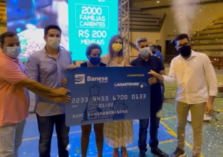 Cartão Cidadão Lagartense é entregue a 300 mães chefes de família