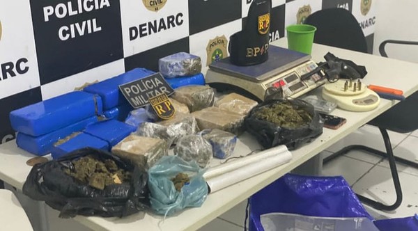 Dois homens são presos e 12 quilos de maconha apreendidos em Aracaju