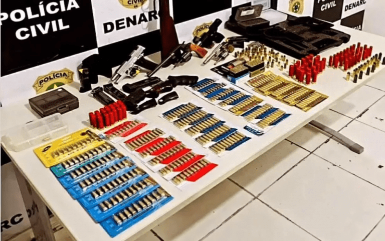 Suspeitos de comercializar armas e munições são presos em Sergipe