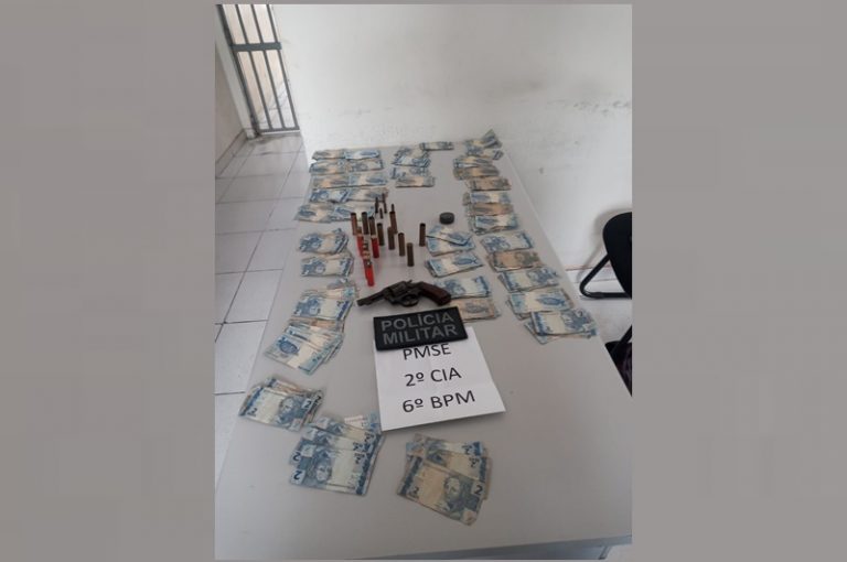 Homem é preso por furto e porte ilegal de arma de fogo em Boquim