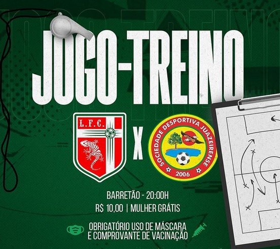 Jogo-treino no Barretão: Lagarto enfrenta o Juazeirense nesta sexta, 7