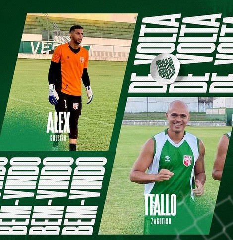 Lagarto anuncia mais dois reforços para a temporada 2022