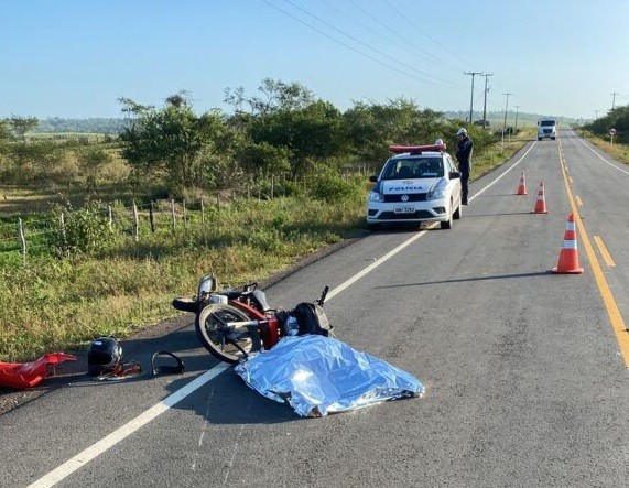 Motociclista morre em acidente na rodovia entre Simão Dias e Pinhão