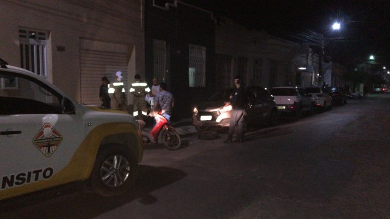 Acidente deixa um ferido no centro da cidade de Lagarto