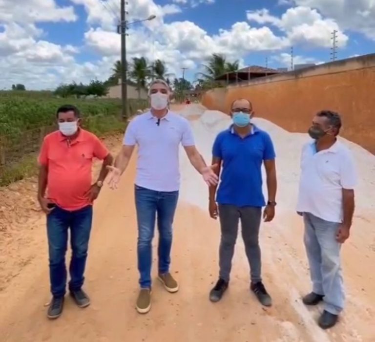 Com recursos de Fábio Reis, mais uma pavimentação é iniciada em Lagarto