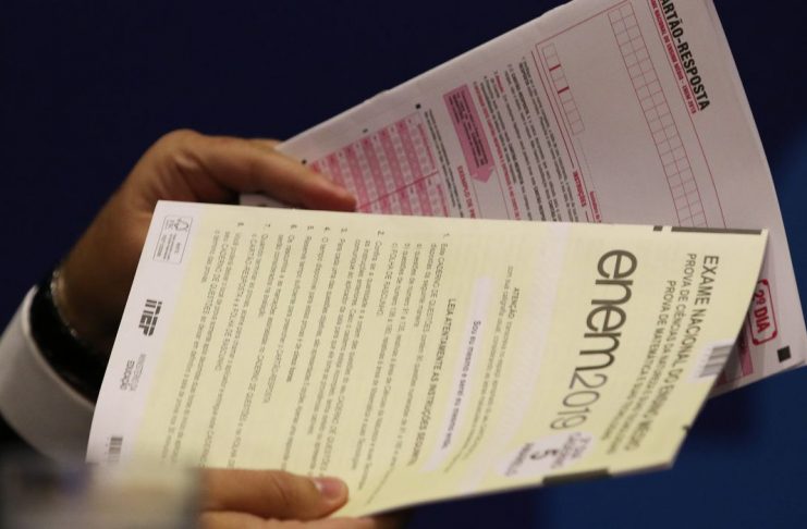 O presidente do Inep, Alexandre Lopes, apresenta detalhes da força-tarefa aplicada para avaliação do resultado do Enem