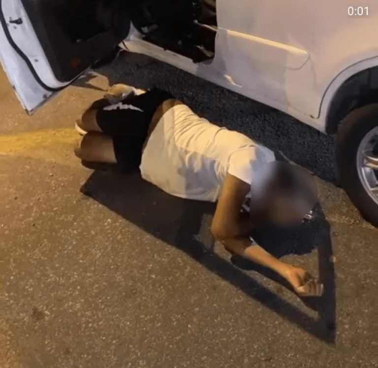 Condutor com sinais de embriaguez provoca acidente e dorme no asfalto
