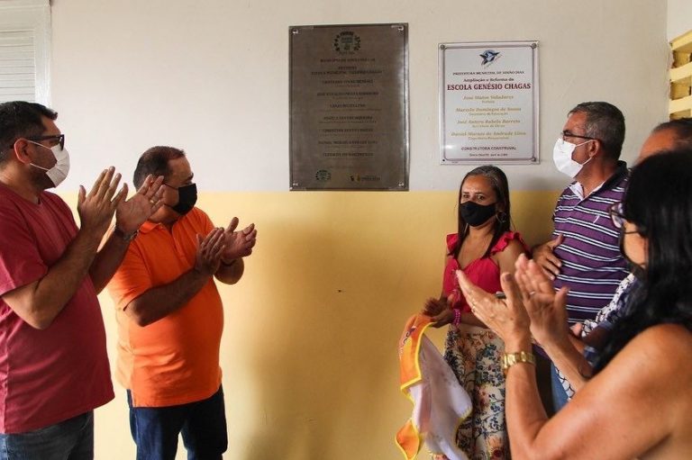 Prefeitura de Simão Dias reinaugura escola do povoado Cumbe II