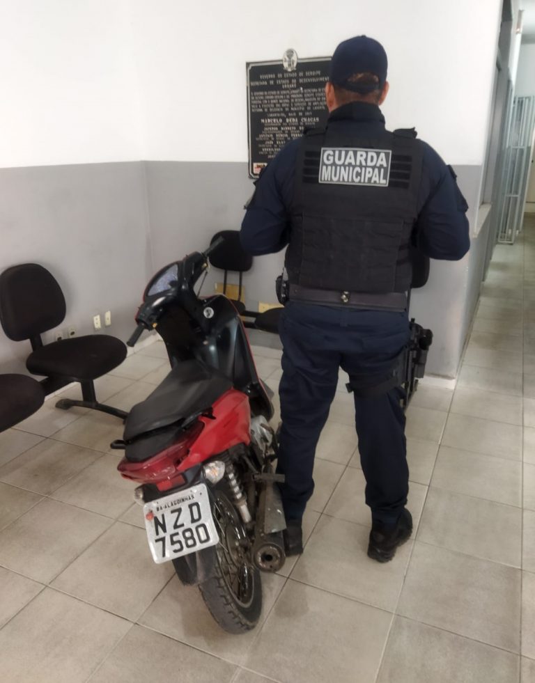 GM de Lagarto recupera motocicleta roubada na Bahia