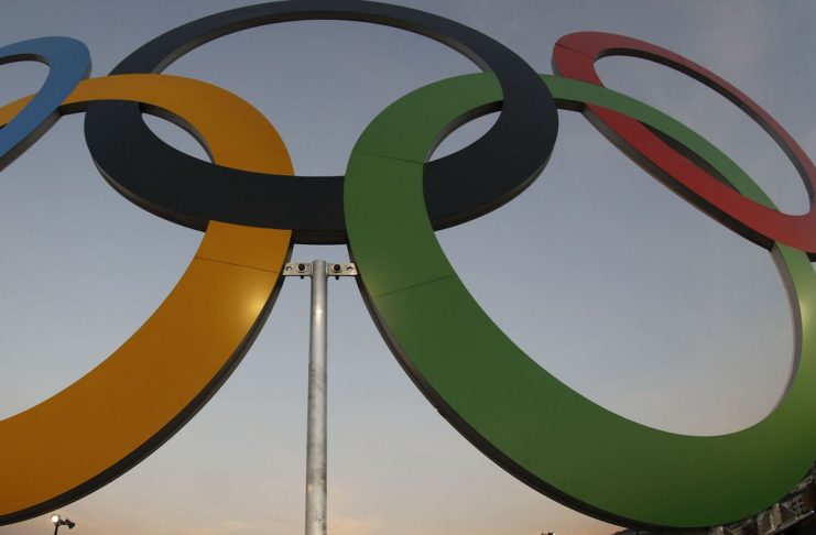 Rio de Janeiro - Anéis olímpicos decoram Estádio do Maracanã para cerimônia de abertura dos Jogos Rio 2016. (Fernando Frazão/Agência Brasil)