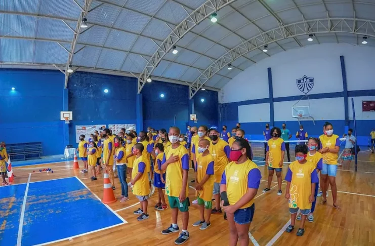 Crianças e jovens participam do Festival Paralímpico 2021, em Salvador (BA) — Foto: Kelvin Klay /CPB