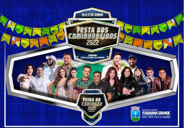 Confira a programação da Festa dos Caminhoneiros de Itabaiana
