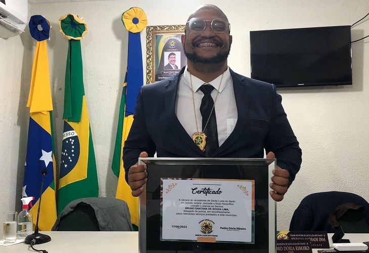 Delegado lotado em Riachão do Dantas recebe título de cidadão Luziense