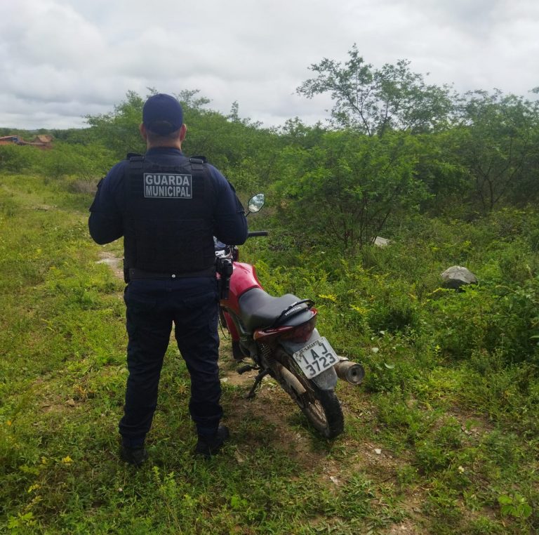 GM de Lagarto recupera moto furtada no povoado Brejo